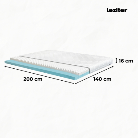 Leziter Saltea din spumă DreamX 140x200x16 [1]