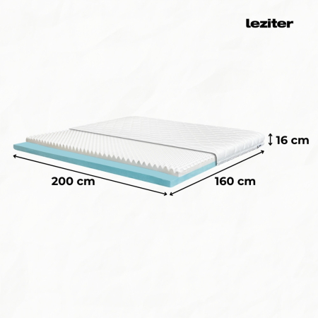 Leziter Saltea din spumă DreamX 160x200x16 [1]