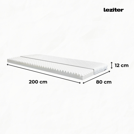 Leziter Saltea din spumă DreamX 80x200x12 [1]