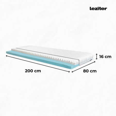 Leziter Saltea din spumă DreamX 80x200x16 [1]