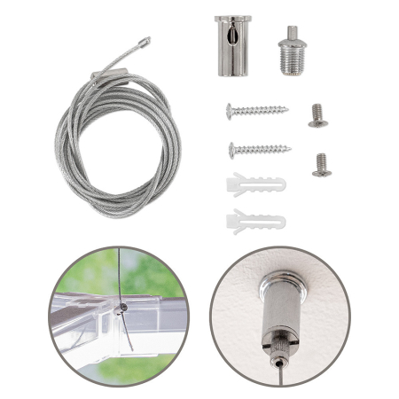 Produse temporar indisponibile - Leziter Sârmă de agățare pentru lumina Sky Light 1 m