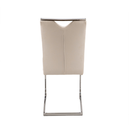 Leziter Scaun de dining Letti, alb [5]