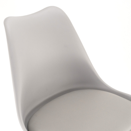 Leziter Scaun de dining Silla 6 buc în gri [7]