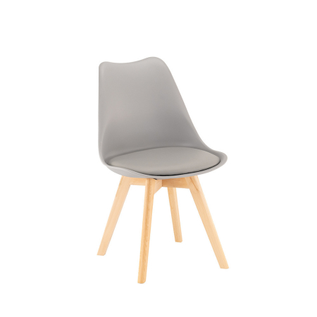 Produse temporar indisponibile - Leziter Scaun de dining Silla în gri