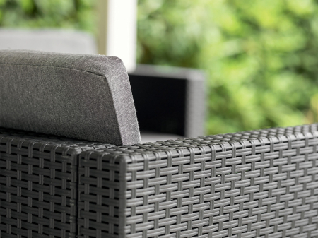 Leziter Scaun de grădină din plastic City, grafit [4]