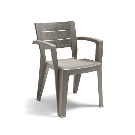 Produse temporar indisponibile - Leziter Scaun de grădină din plastic Milla cappuccino