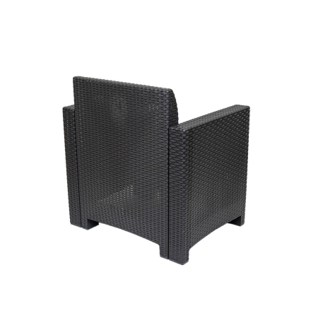 Leziter Scaun de grădină din plastic Nero [3]