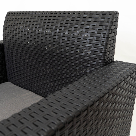 Leziter Scaun de grădină din plastic Nero [7]