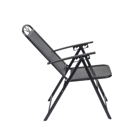 Leziter Scaun de grădină pliabil Alba din plasă metalică [6]