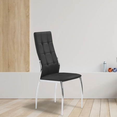 Leziter Scaun de masă Aida, negru [3]