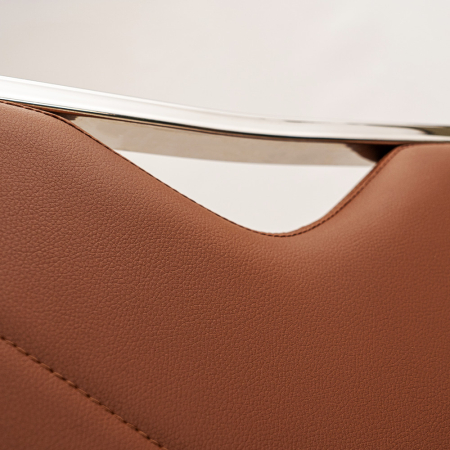 Leziter Scaun de masă Letti, maro [6]