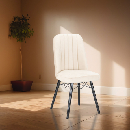 Leziter Scaun de masă Lorna, alb [1]