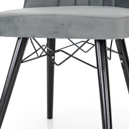 Leziter Scaun de masă Lorna gri [5]