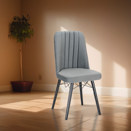 Leziter Scaun de masă Lorna gri [1]