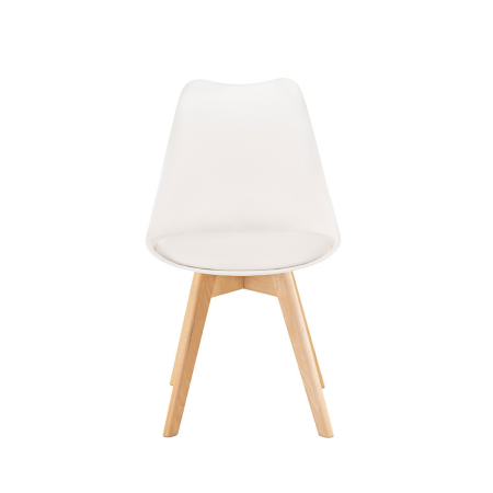 Leziter Scaun de masă Silla alb [4]