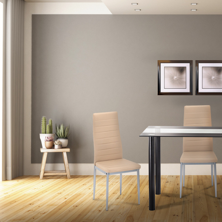 Leziter Scaun de masă Tino NOVA bej-gri [2]