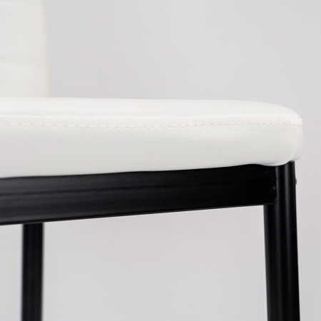 Leziter Scaun de masă Tino NOVA în alb și negru [8]