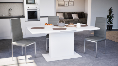 Leziter Scaun de masă Tino NOVA în gri-gri [1]