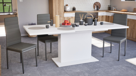 Leziter Scaun de masă Tino NOVA în gri-negru [1]