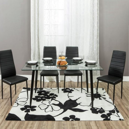 Leziter Scaun de masă Tino NOVA, negru [4]