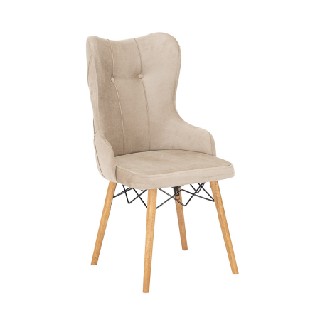 Produse temporar indisponibile - Leziter Scaun de masă Tiva în culoarea nisipului