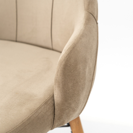 Leziter Scaun de masă Tiva în culoarea nisipului [8]