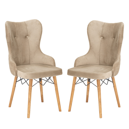 Leziter Scaun de masă Tiva în culoarea nisipului [3]