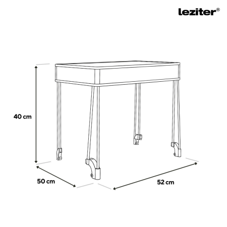 Leziter Scaun de plajă premium acoperiș verde [2]