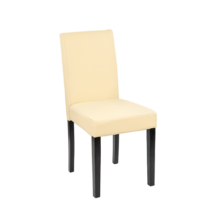 Leziter Scaun de sufragerie din piele Kelly, bej [0]