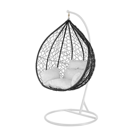 Fotoliu suspendat - Leziter Scaun hamac Havana alb-negru
