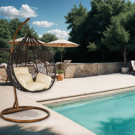 Leziter Scaun hamac Havana negru [1]