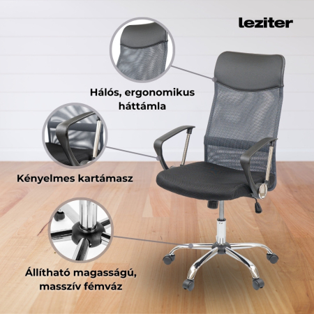 Leziter Scaun rotativ ergonomic de birou Fit [2]