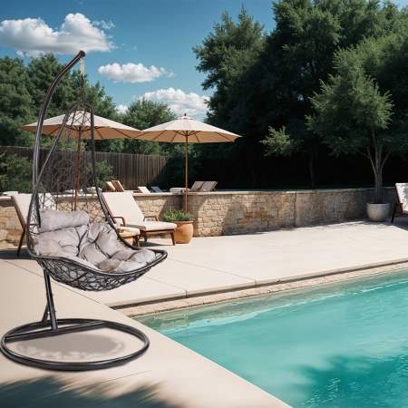 Leziter Natal hamac de grădină negru [1]