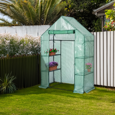 Leziter Seră de balcon 143x73x195 cm verde [2]