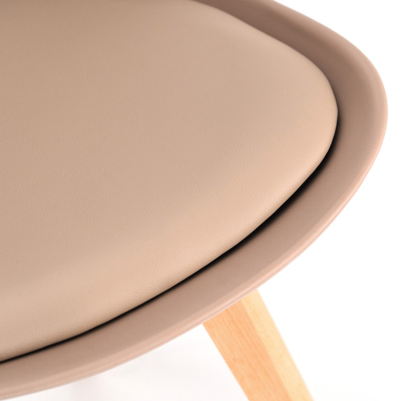 Leziter Set de 4 scaune de masă Silla bej [8]