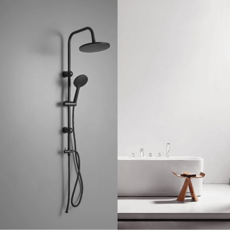 Leziter Set de duș Corina Black fără baterie [1]