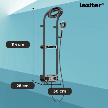 Leziter Set de duș digital Tropic cu mixer termostatic [2]