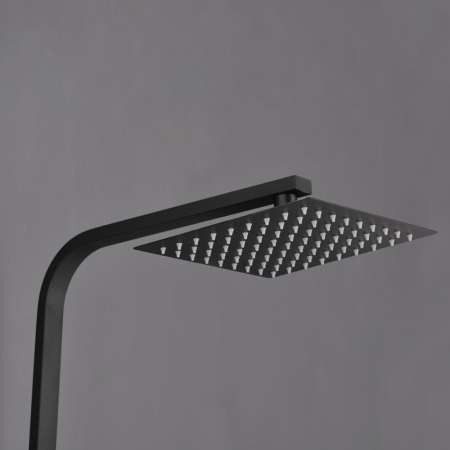 Leziter Set de duș Mazama Black cu baterie termostatică [4]