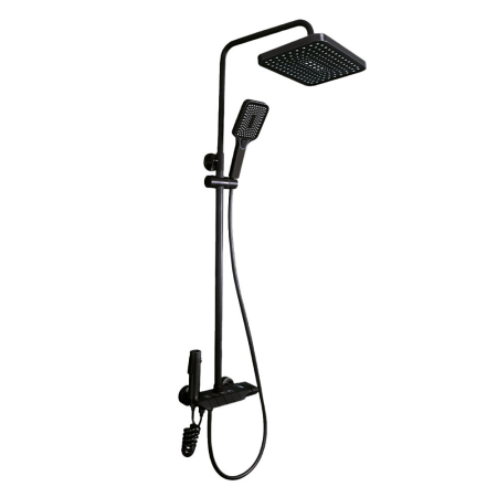 Leziter Set de duș multifuncțional Eliz negru [1]