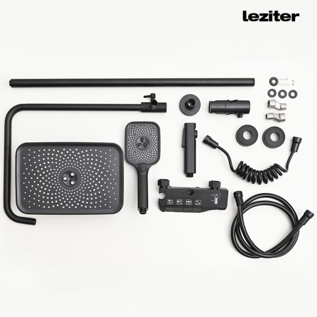 Leziter Set de duș multifuncțional Eliz negru [7]