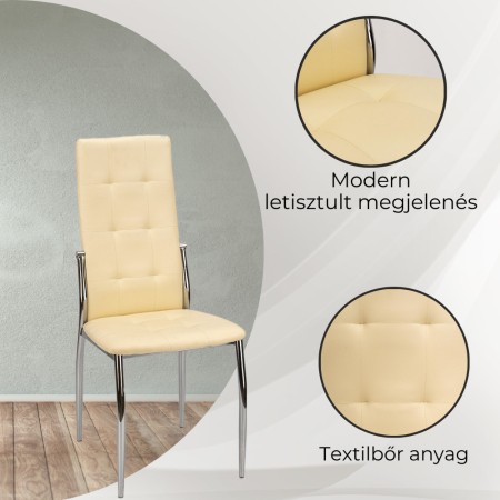 Leziter Set de masă Lara 4+1 bej [3]