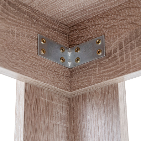 Leziter Set de masă Leon 4 1 stejar York-negru [9]