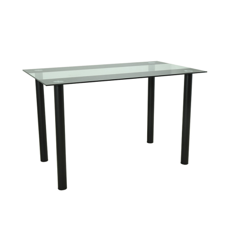 Leziter Set de masă Mezza 4+1 negru-negru [2]