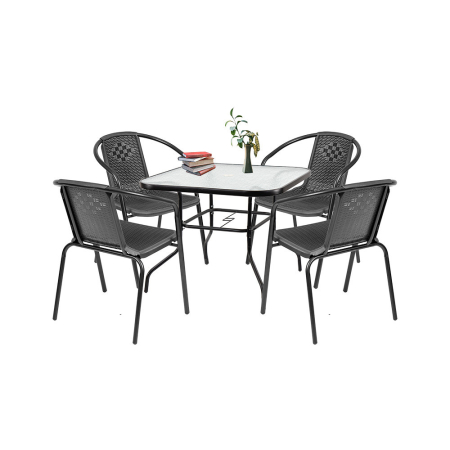 Leziter Set de mobilier de gradina 4 in 1 Rozetta [0]