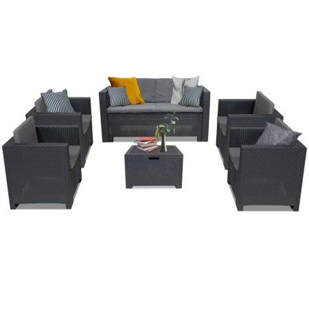 Produse temporar indisponibile - Leziter Set de mobilier de grădină City II Big cu 6 locuri