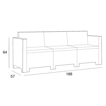 Leziter Set de mobilier de grădină Nero II Large cu 7 locuri [3]