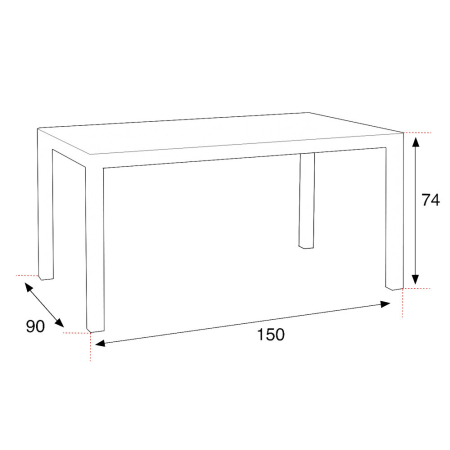 Leziter Set de mobilier de grădină Nero IV cu 7 locuri, grafit [5]