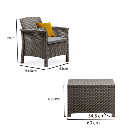 Leziter Set de mobilier de grădină Venus Balcon [2]