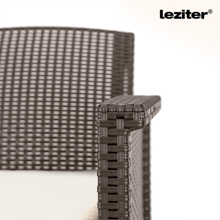 Leziter Set de mobilier de grădină Venus cu 5 locuri, culoare cappuccino [4]