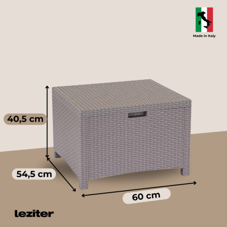 Leziter Set de mobilier de grădină Venus II cu 6 locuri, grafit cappuccino [3]